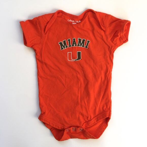 University of Miami Short-Sleeve Bodysuit - Picture 1 of 4